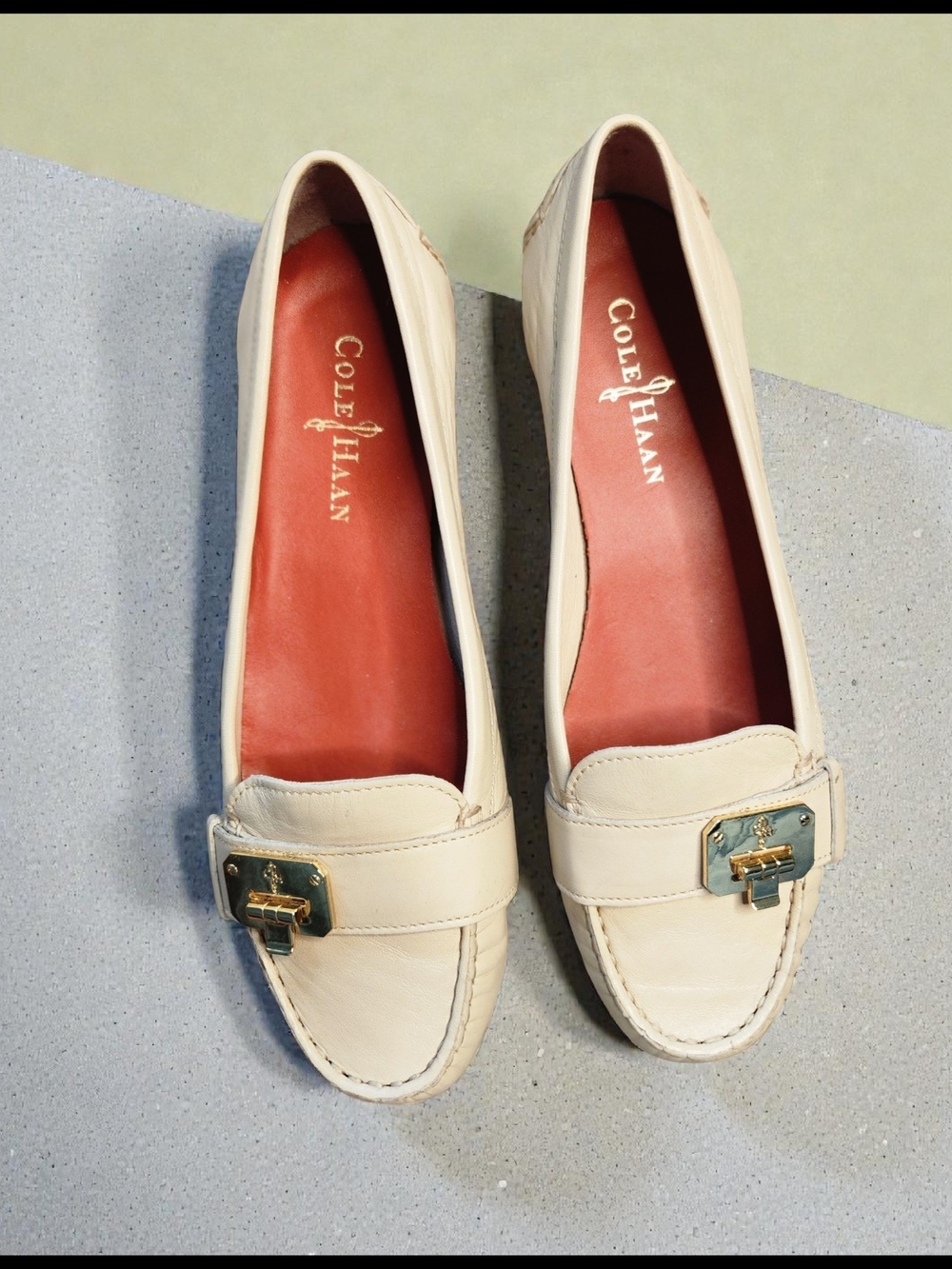 NIB Cole Haan White Pine Nap Mocassin, Sz 7.5